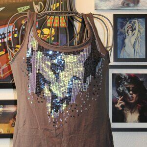 Forever 21 Sequin Tank Top
